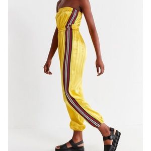 Silky tube top jumpsuit!